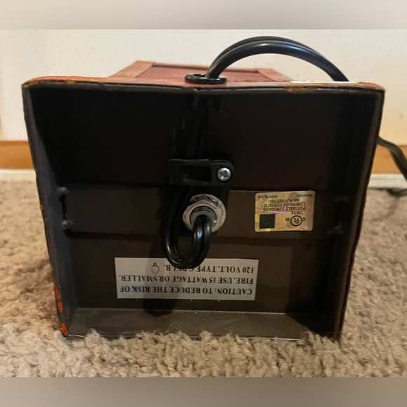 Eclectic Rustic DRAMATIC cheese grater light 11INCHES tall - Picture 4 of 6